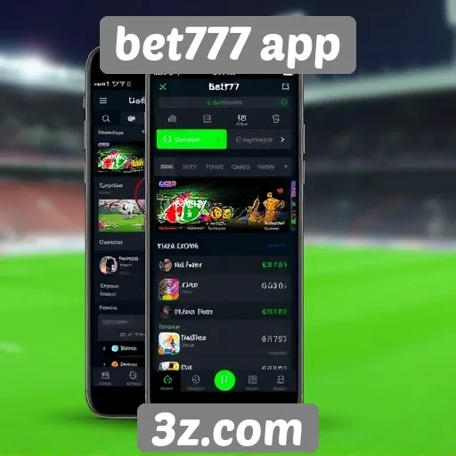 Acessibilidade e interface do bet777 app
