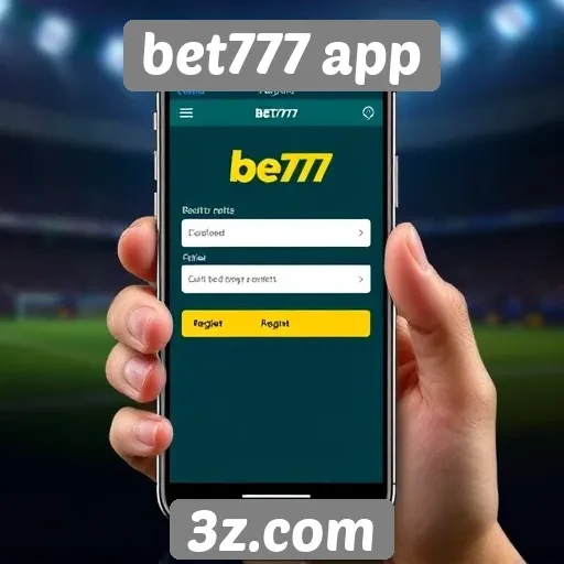 Processo de registro no bet777 app