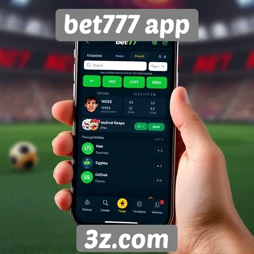 Avaliação da interface de usuário do bet777 app